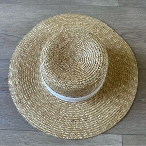 J. Crew 100% Straw Summer Hat S/M